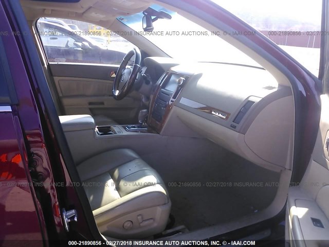 1G6DW677060201513 - 2006 CADILLAC STS BURGUNDY photo 5