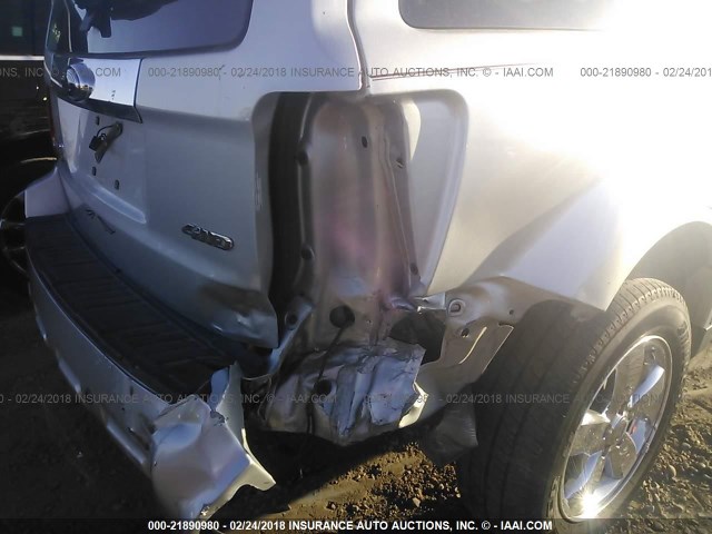 1FMCU94GX9KB00875 - 2009 FORD ESCAPE LIMITED SILVER photo 6