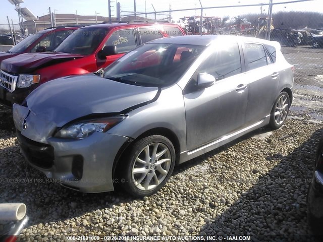 JM1BL1L57C1584893 - 2012 MAZDA 3 S SILVER photo 2