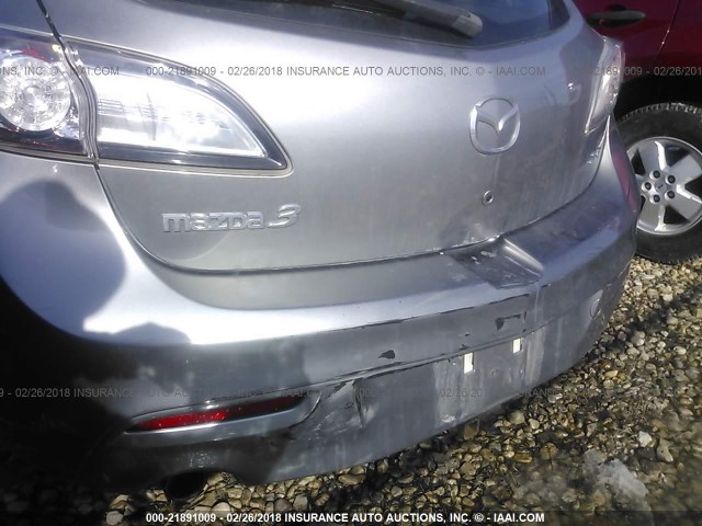 JM1BL1L57C1584893 - 2012 MAZDA 3 S SILVER photo 6