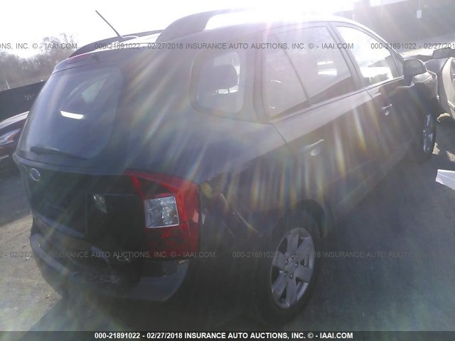 KNAFG529597279834 - 2009 KIA RONDO LX/EX BROWN photo 4