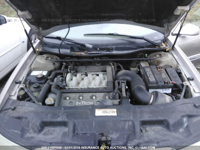 1LNHM97V2YY896937 - 2000 LINCOLN CONTINENTAL  Қоңыр фото 10