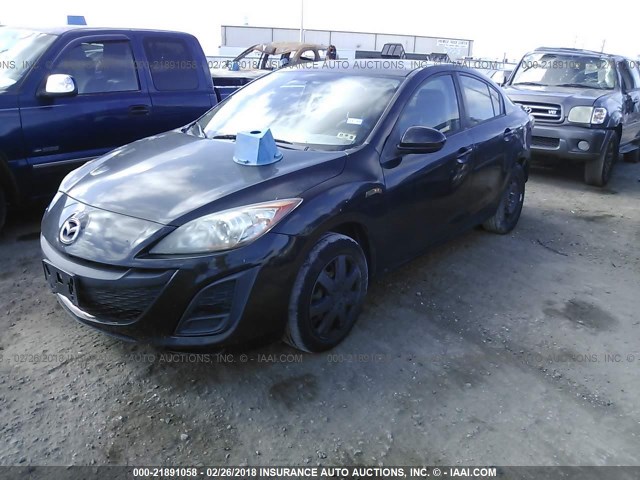 JM1BL1UF7B1419285 - 2011 MAZDA 3 I BLACK photo 2