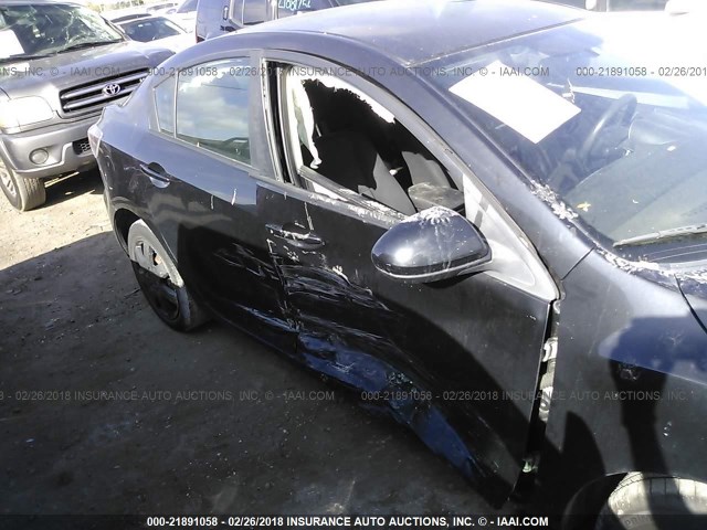 JM1BL1UF7B1419285 - 2011 MAZDA 3 I BLACK photo 6