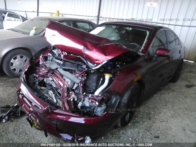 4S3BNEN64H3043741 - 2017 SUBARU LEGACY 3.6R LIMITED RED photo 2