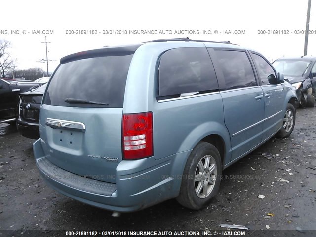 2A8HR54X39R566890 - 2009 CHRYSLER TOWN & COUNTRY TOURING BLUE photo 4