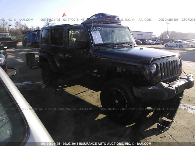 1J8GA59157L172885 - 2007 JEEP WRANGLER SAHARA BLUE photo 1