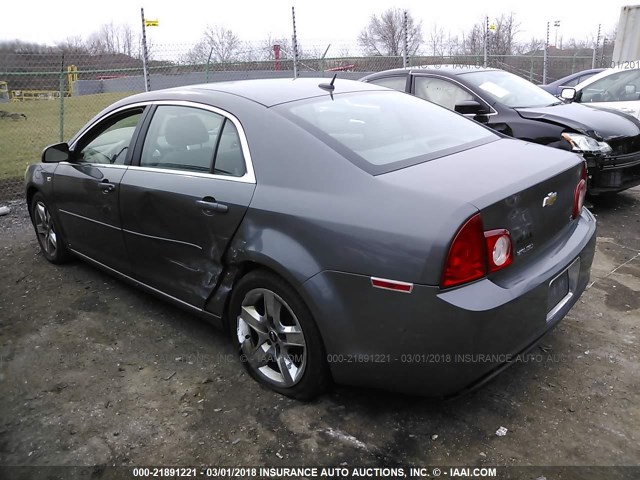 1G1ZH57B68F234388 - 2008 CHEVROLET MALIBU 1LT GRAY photo 3