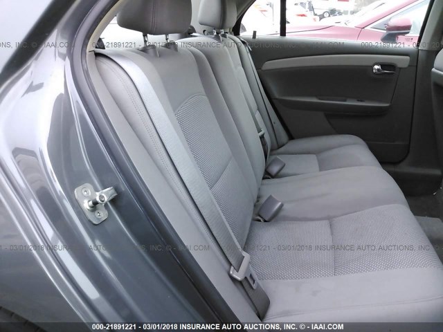 1G1ZH57B68F234388 - 2008 CHEVROLET MALIBU 1LT GRAY photo 8