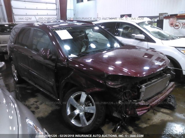 2CNDL037786325292 - 2008 CHEVROLET EQUINOX SPORT MAROON photo 1