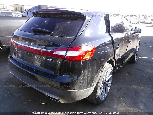 2LMTJ8LR1GBL86813 - 2016 LINCOLN MKX RESERVE Qara foto 4