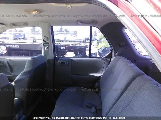 4S6CM58W9W4409674 - 1998 HONDA PASSPORT EX/LX Կարմիր լուսանկար 8