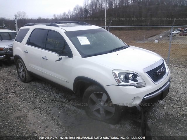 1GKLRMED0AJ106020 - 2010 GMC ACADIA SLT-1 Blanco foto 1