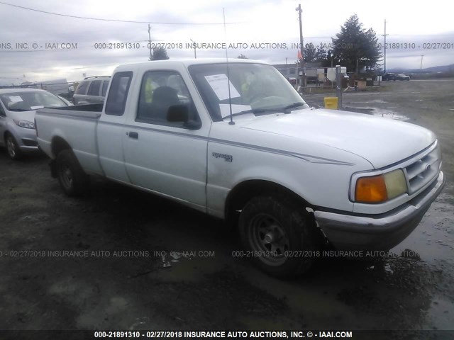 1FTCR14A3TPA77579 - 1996 FORD RANGER SUPER CAB WHITE photo 1