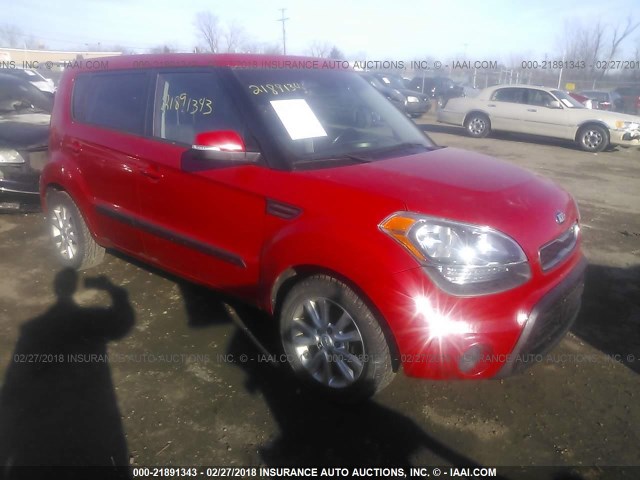 KNDJT2A63D7607498 - 2013 KIA SOUL +/!/SPORT RED photo 1