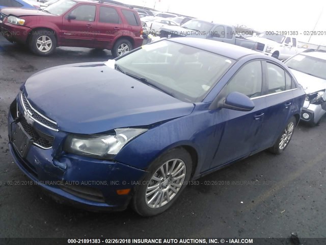 1G1PK5SC7C7324905 - 2012 CHEVROLET CRUZE ECO BLUE photo 2