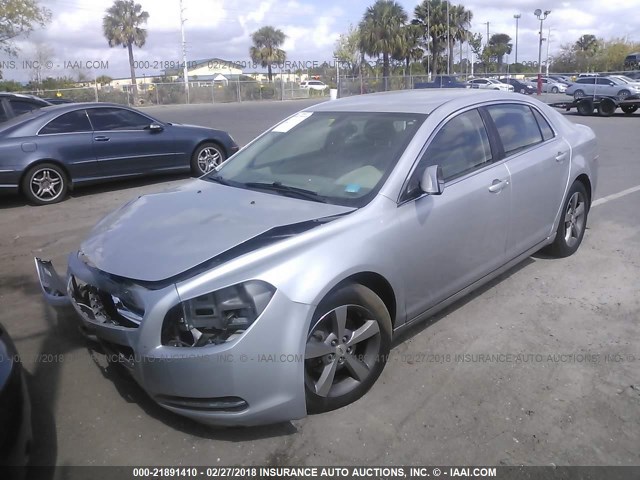 1G1ZC5E15BF350908 - 2011 CHEVROLET MALIBU 1LT 银色 照片 2