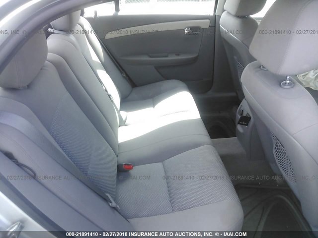 1G1ZC5E15BF350908 - 2011 CHEVROLET MALIBU 1LT 银色 照片 8