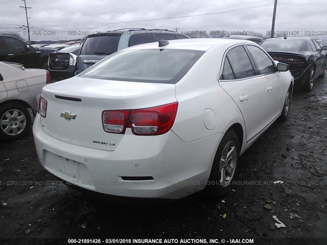 1G11A5SL7FF251103 - 2015 CHEVROLET MALIBU LS WHITE photo 4