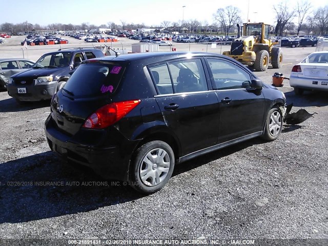 3N1BC1CP5BL503580 - 2011 NISSAN VERSA S/SL BLACK photo 4