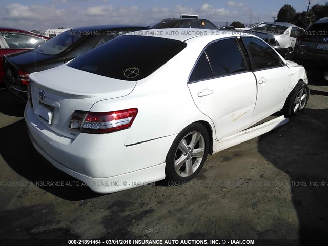 4T1BK3EK2AU602063 - 2010 TOYOTA CAMRY SE/LE/XLE 白色 照片 4