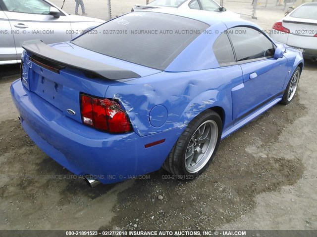 1FAFP42R63F421818 - 2003 FORD MUSTANG MACH I BLUE photo 6