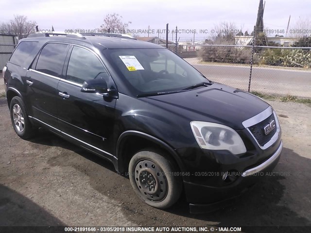 1GKER23D89J108982 - 2009 GMC ACADIA SLT-1 BLACK photo 1