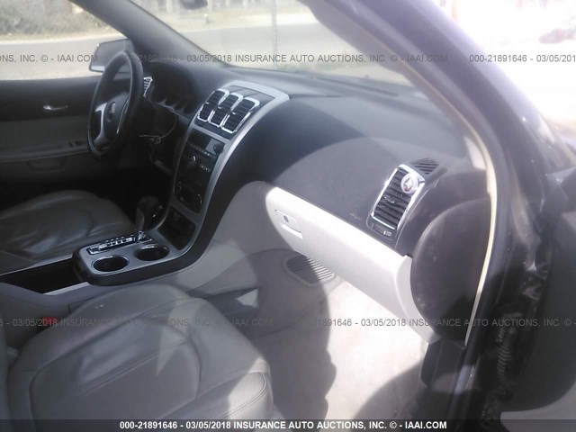 1GKER23D89J108982 - 2009 GMC ACADIA SLT-1 Negro foto 5