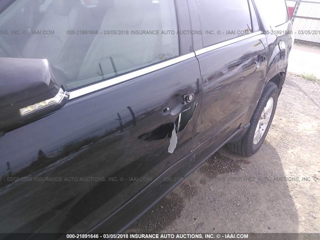 1GKER23D89J108982 - 2009 GMC ACADIA SLT-1 Negro foto 6