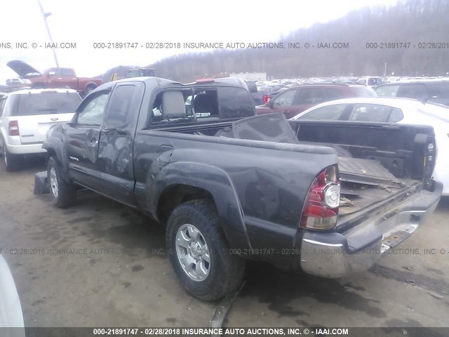 5TFUX4EN6DX020002 - 2013 TOYOTA TACOMA ACCESS CAB Grau Foto 3