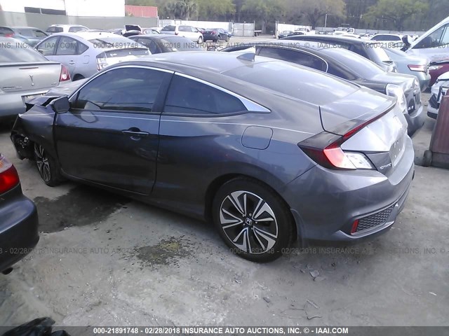 2HGFC3B33HH360527 - 2017 HONDA CIVIC EX GRAY photo 3