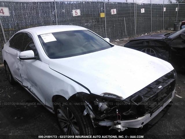 KMHGN4JE0GU130652 - 2016 HYUNDAI GENESIS 3.8L WHITE photo 6