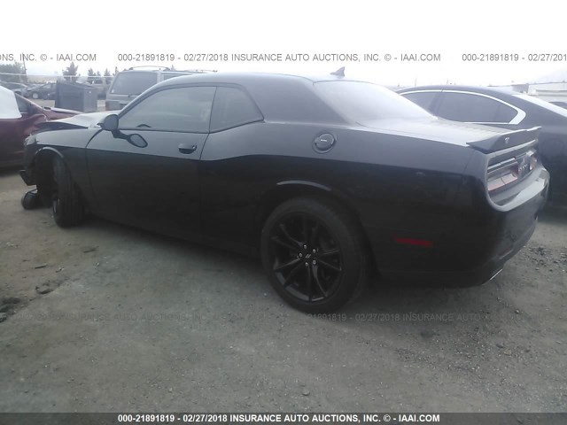 2C3CDZAG6JH177929 - 2018 DODGE CHALLENGER SXT BLACK photo 3