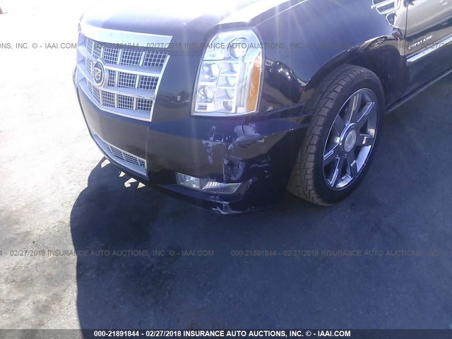 1GYUKDEFXAR159129 - 2010 CADILLAC ESCALADE PLATINUM BLACK photo 6