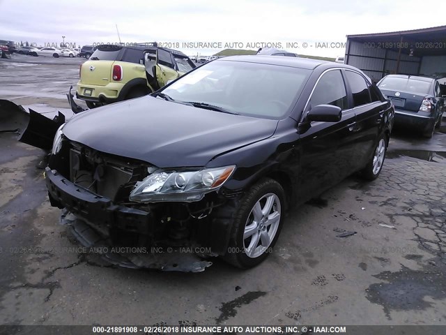 4T1BE46K19U888334 - 2009 TOYOTA CAMRY SE/LE/XLE BLACK photo 2