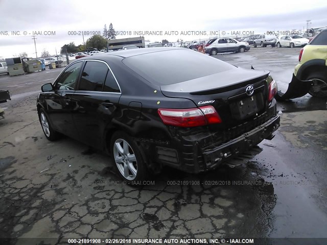 4T1BE46K19U888334 - 2009 TOYOTA CAMRY SE/LE/XLE BLACK photo 3