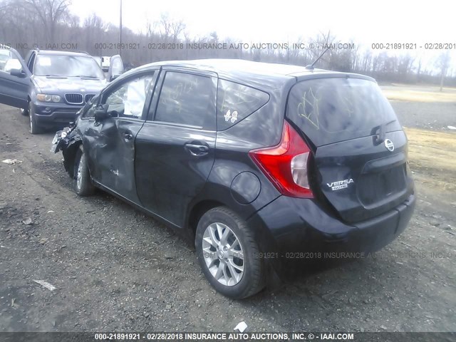 3N1CE2CP6FL443397 - 2015 NISSAN VERSA NOTE S/S PLUS/SV/SL/SR BLACK photo 3
