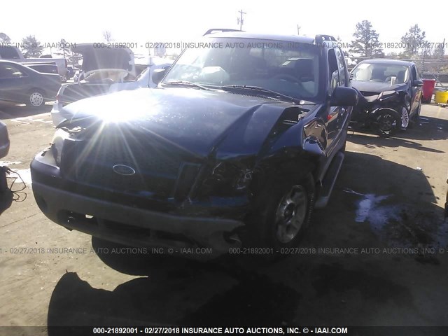 1FMZU67E73UC46231 - 2003 FORD EXPLORER SPORT TR  Dark Blue photo 6