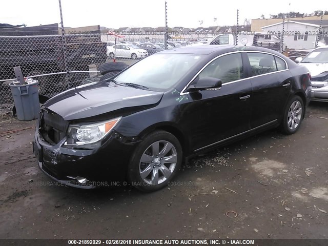 1G4GE5ED0BF386732 - 2011 BUICK LACROSSE CXS BLACK photo 2
