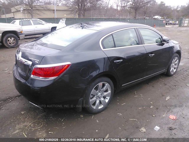 1G4GE5ED0BF386732 - 2011 BUICK LACROSSE CXS BLACK photo 4