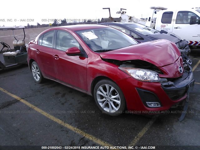 JM1BL1U61B1431402 - 2011 MAZDA 3 S RED photo 1