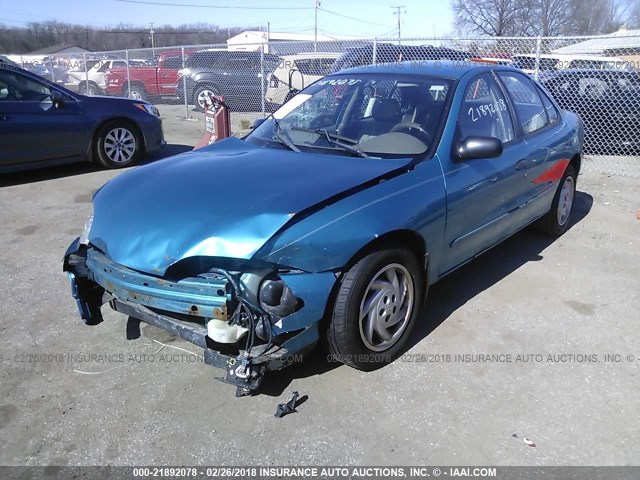 3G1JC5245WS800229 - 1998 CHEVROLET CAVALIER 蓝色 照片 2
