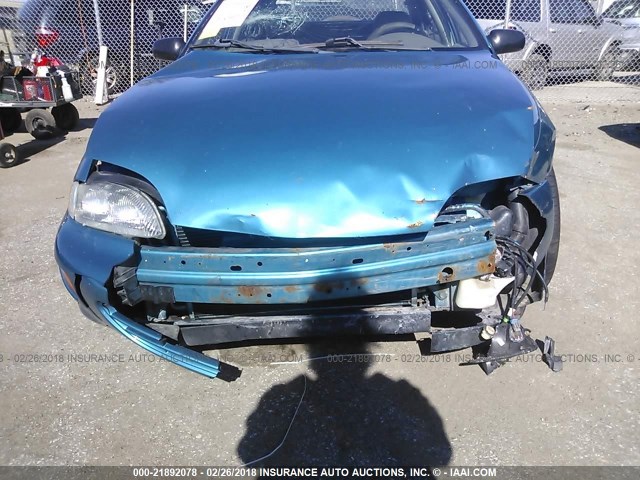 3G1JC5245WS800229 - 1998 CHEVROLET CAVALIER 蓝色 照片 6