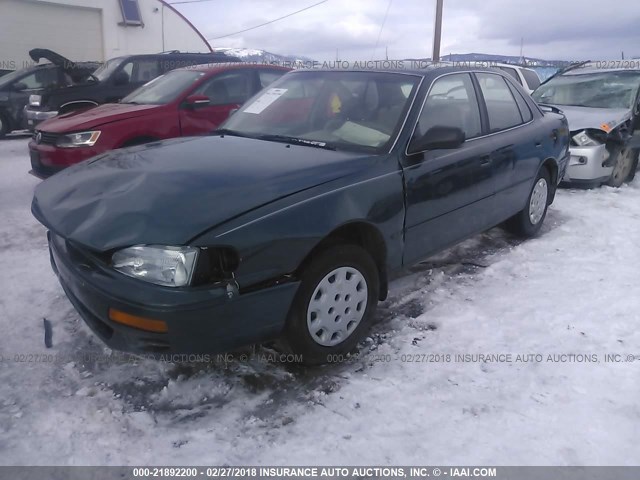 4T1BG12K4TU707359 - 1996 TOYOTA CAMRY DX/LE/XLE მწვანე ფოტო 2