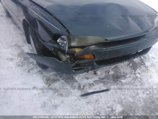 4T1BG12K4TU707359 - 1996 TOYOTA CAMRY DX/LE/XLE მწვანე ფოტო 6