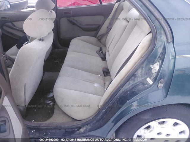 4T1BG12K4TU707359 - 1996 TOYOTA CAMRY DX/LE/XLE მწვანე ფოტო 8