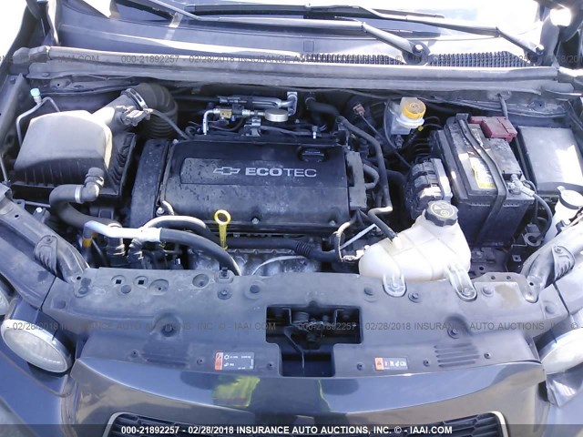 1G1JA5SG4E4144118 - 2014 CHEVROLET SONIC LS GRAY photo 10