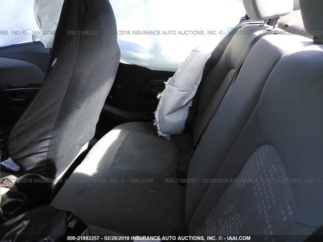 1G1JA5SG4E4144118 - 2014 CHEVROLET SONIC LS GRAY photo 8