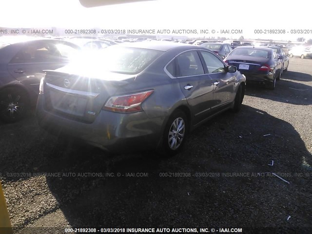 1N4AL3AP6EN236869 - 2014 NISSAN ALTIMA 2.5/S/SV/SL GRAY photo 4