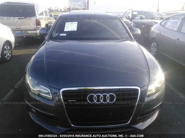 WAUMK98K09A132783 - 2009 AUDI A4 PRESTIGE GRAY photo 6